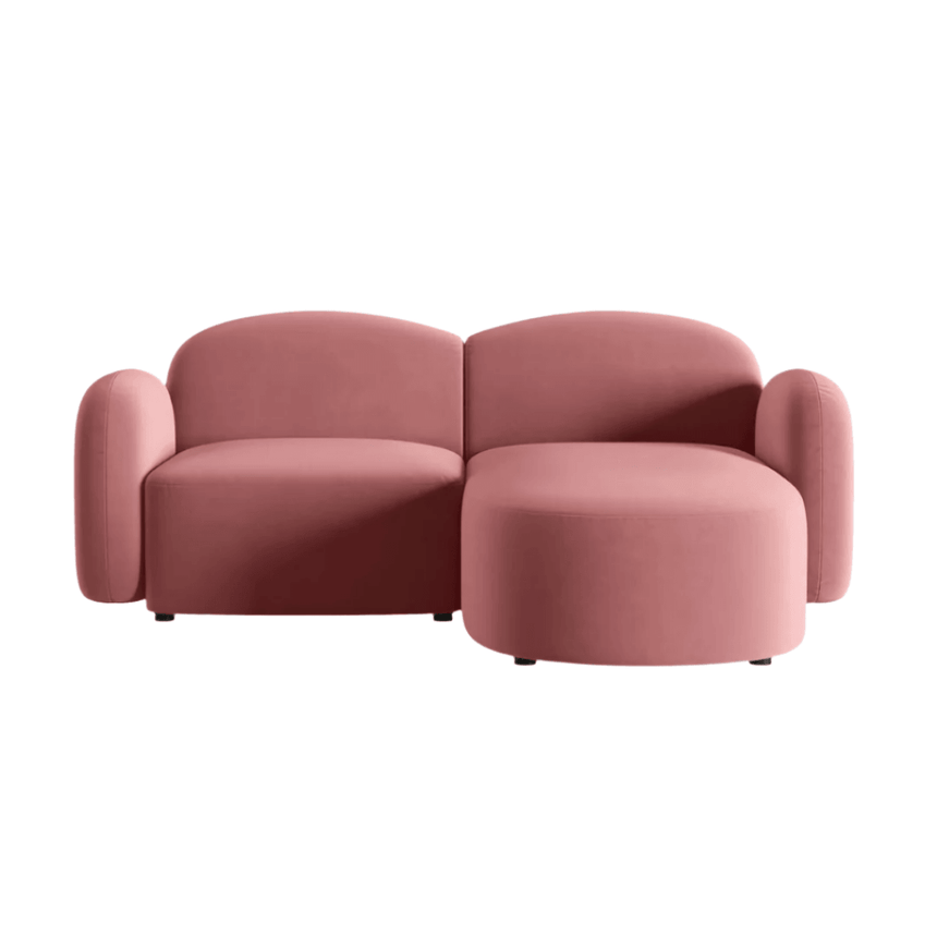 Blair jobbos bársony sarokkanapé 194x167