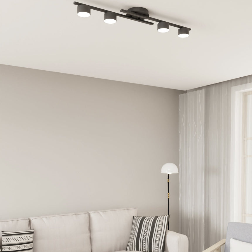 Fragment 4 fém mennyezeti lámpa