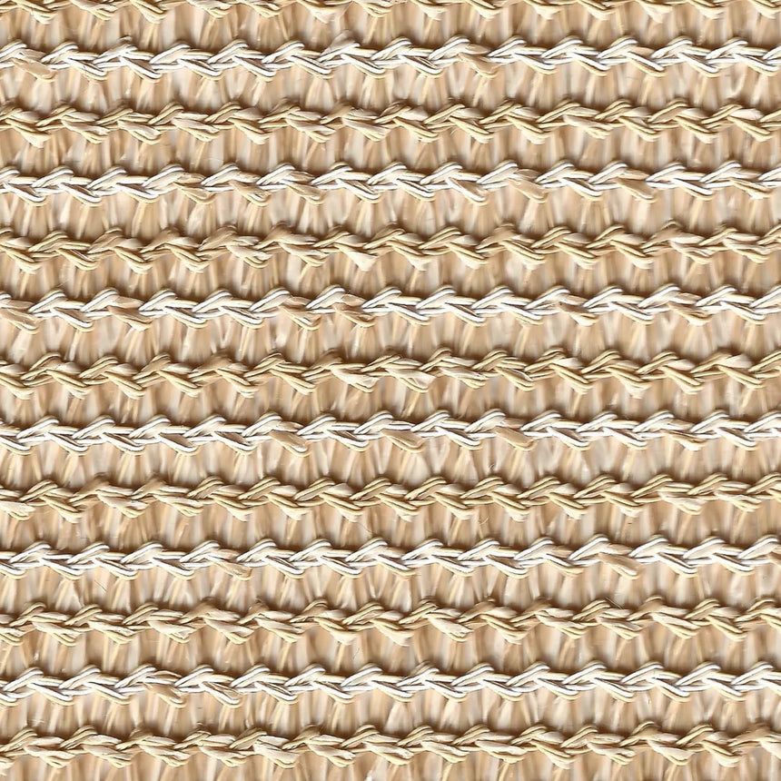 Rafia hatású szövet kerti puff Ø45