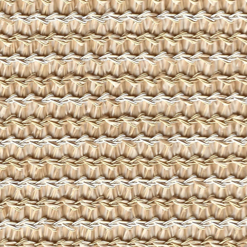 Rafia hatású jobbos 4,5 személyes szövet kerti kanapé