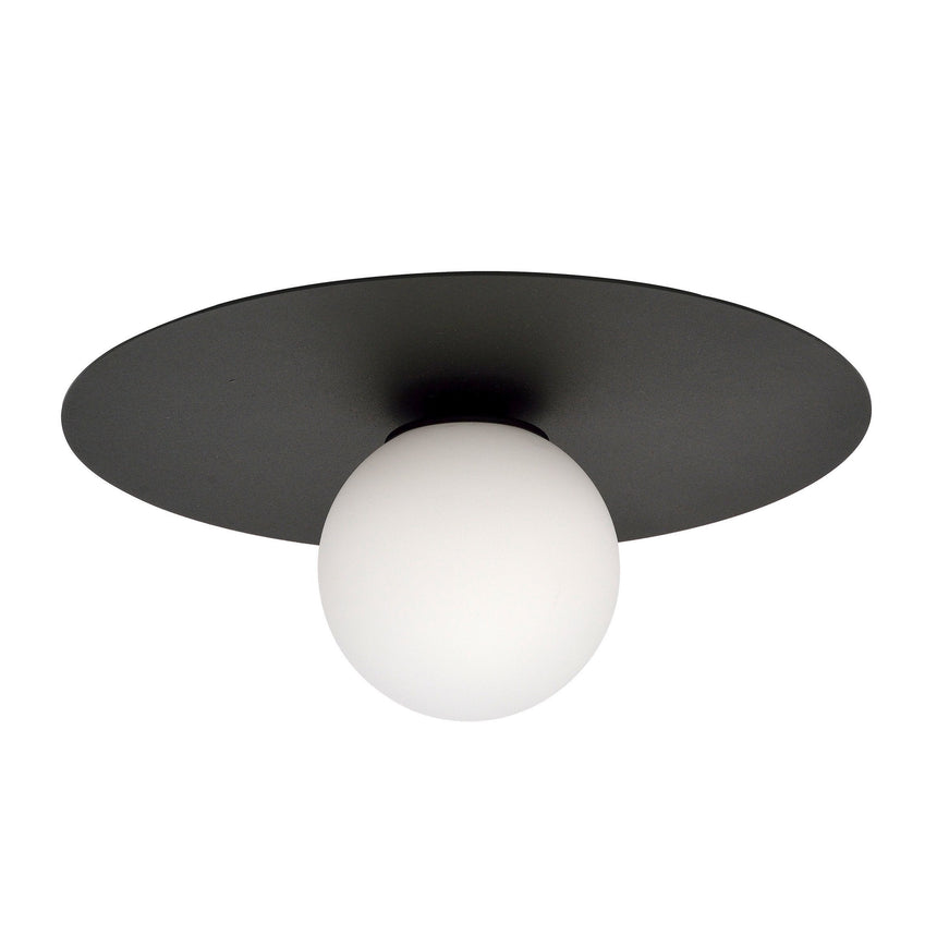 Solar 1 Opal metal ceiling lamp