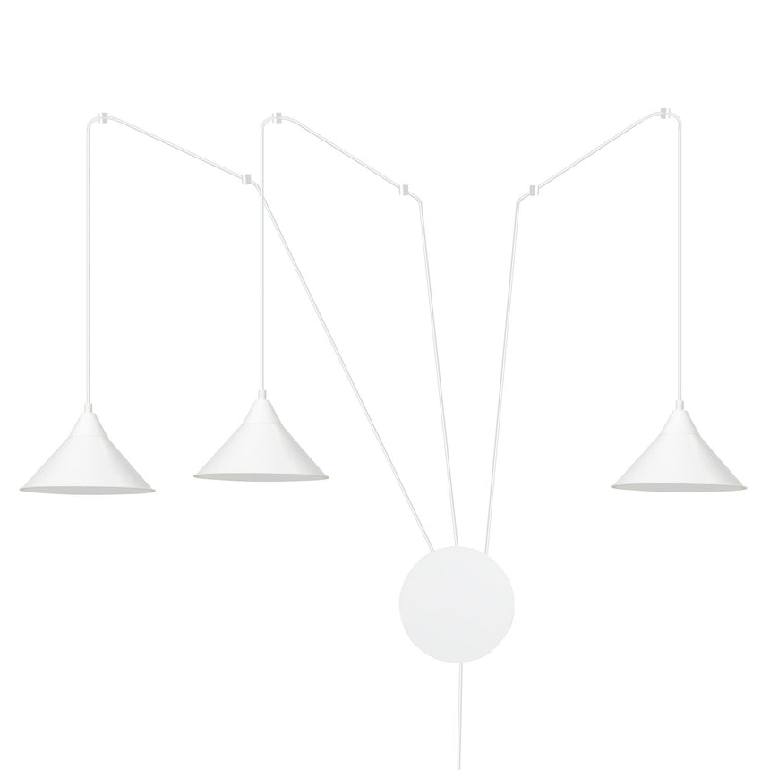 Abramo 3 metal wall lamp