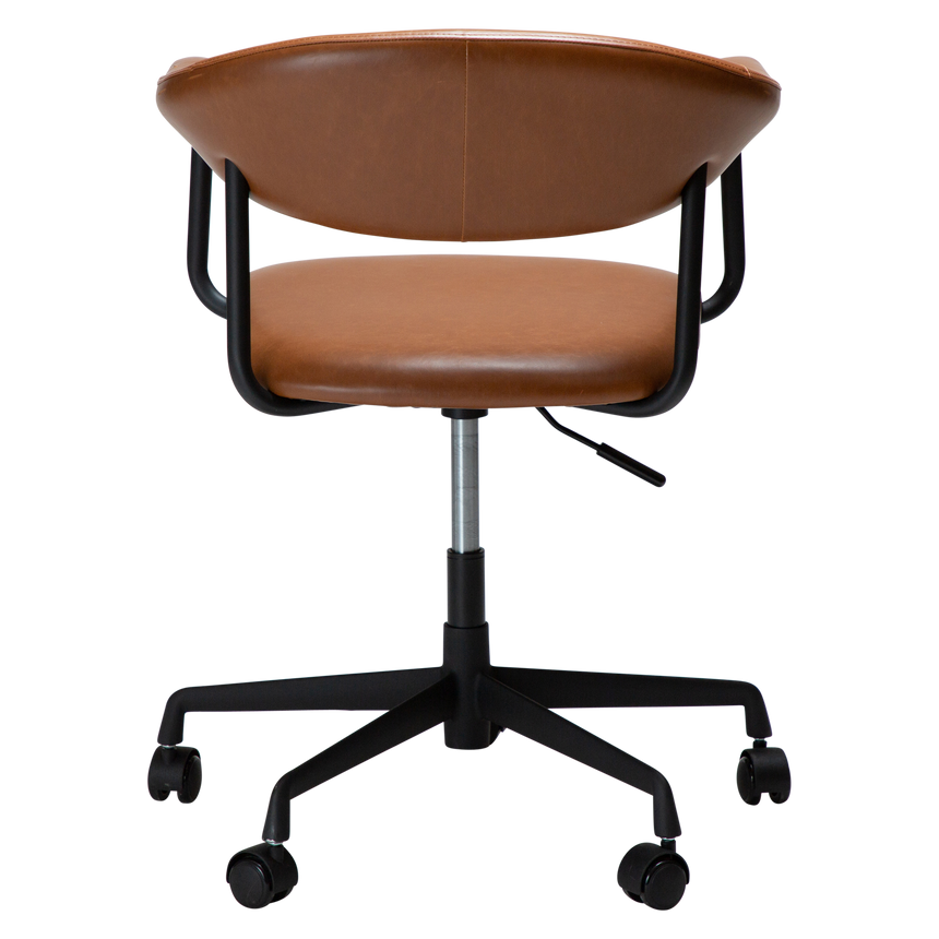 Rover textile leather rolling chair