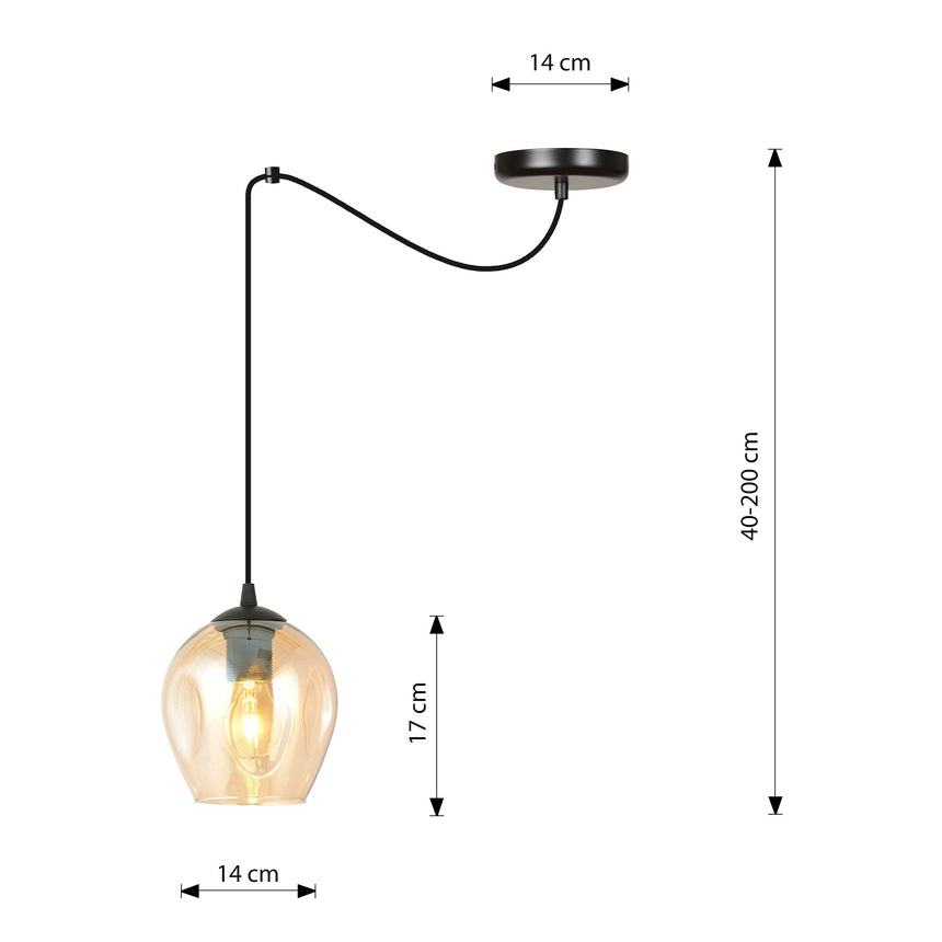 Level 1 BL fém függőlámpa