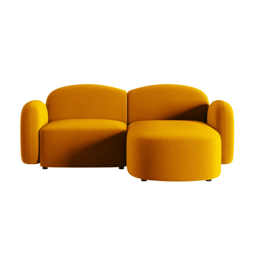 Blair jobbos bársony sarokkanapé 194x167