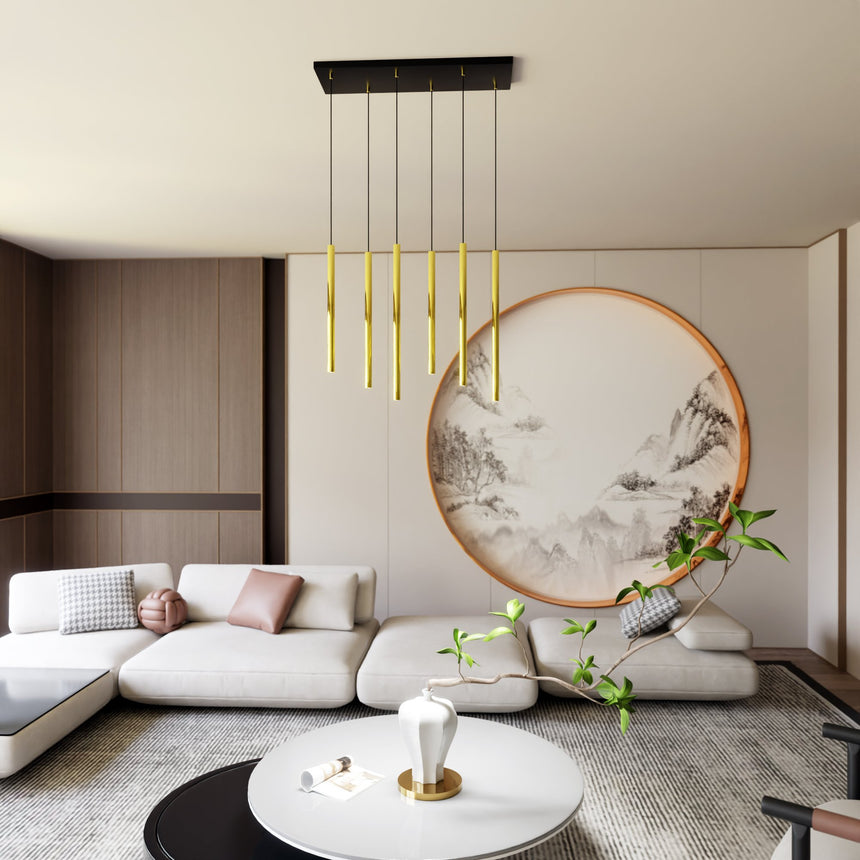 Selter 6 Gold fém függőlámpa