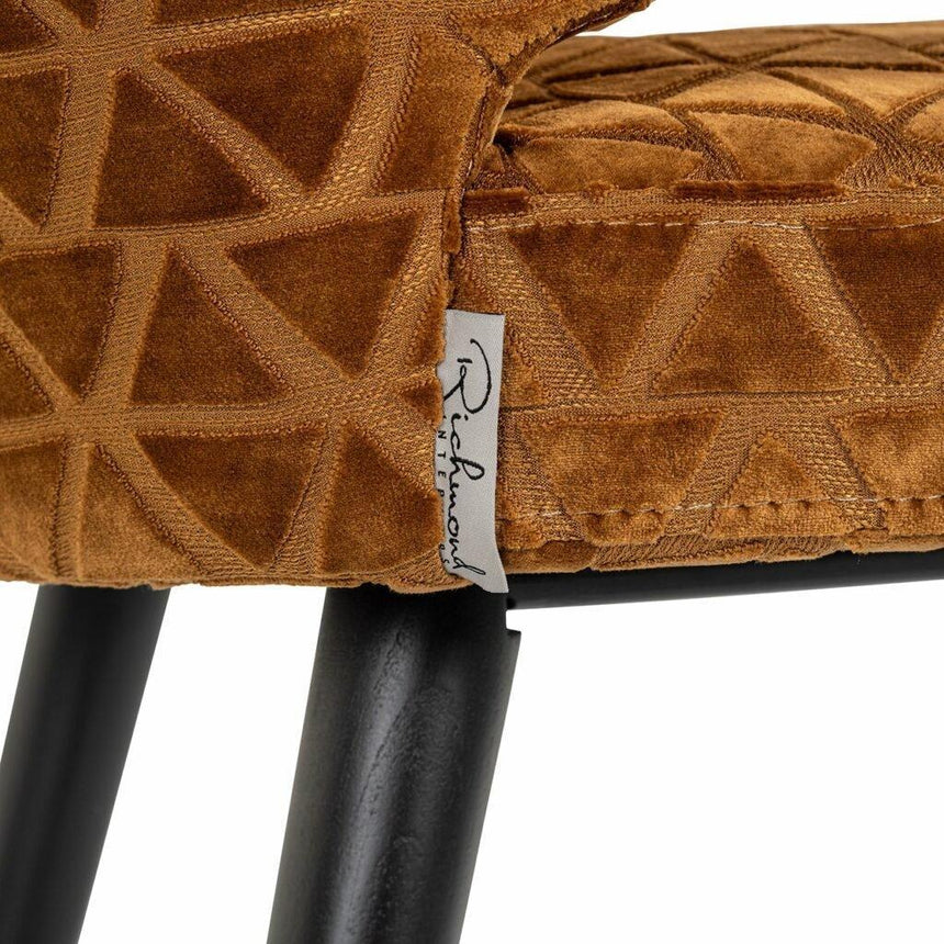 Indigo szövet szék