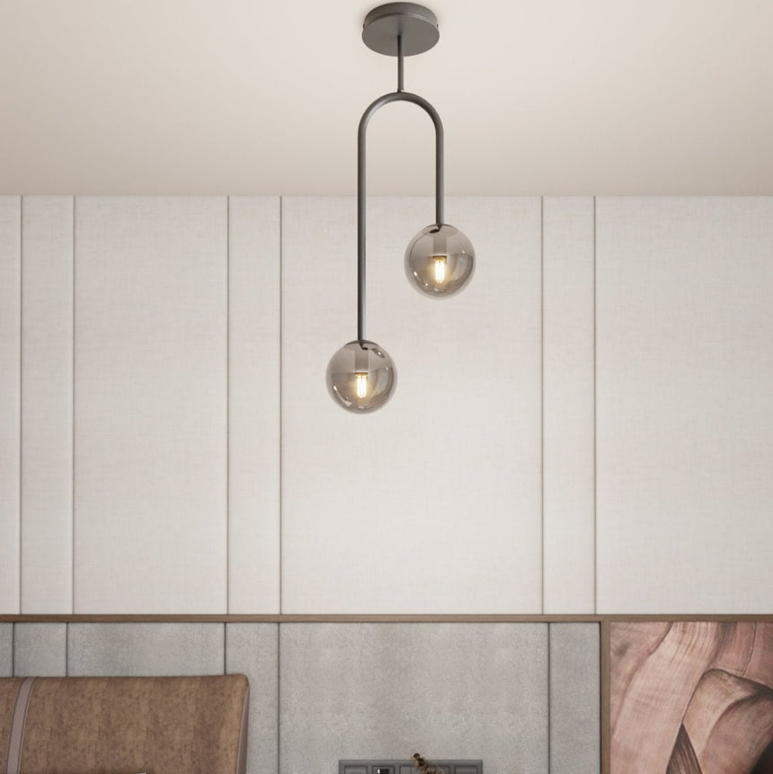 Atria 2 BL fém függőlámpa