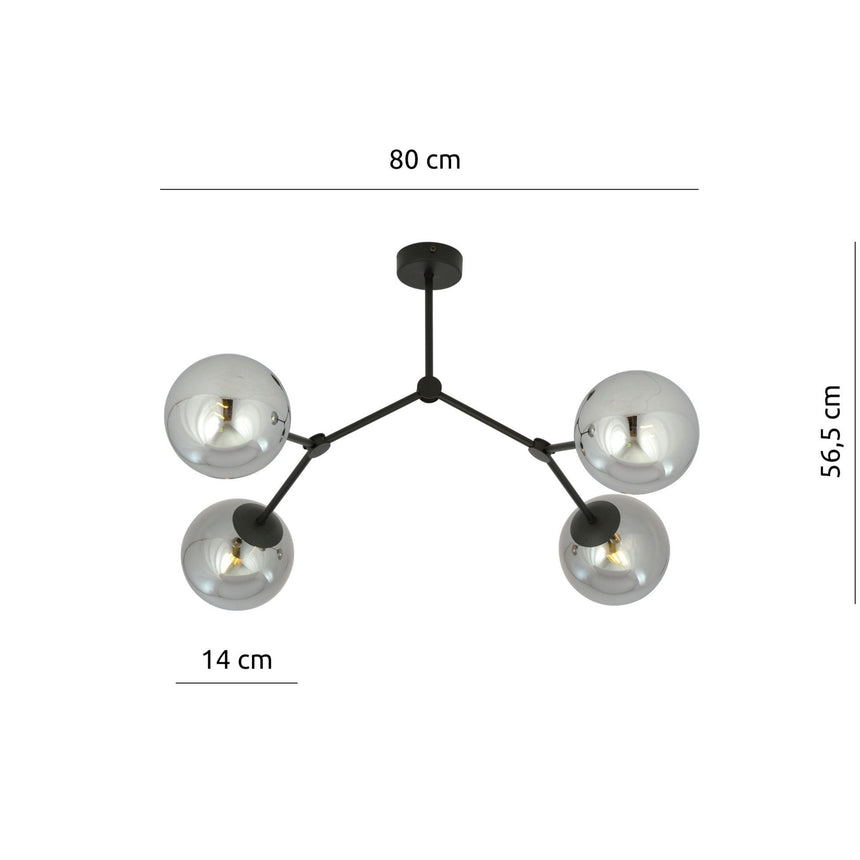 Space 4 BL fém függőlámpa