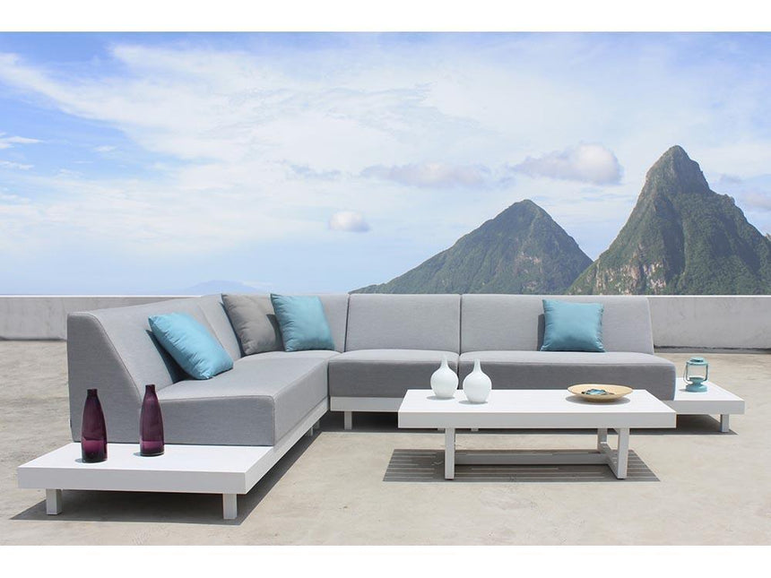 Alvory fabric garden sofa set