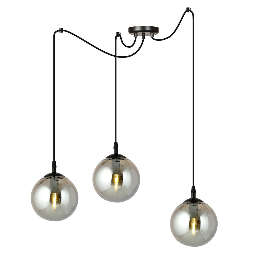 Gigi 3 BL üveg függőlámpa