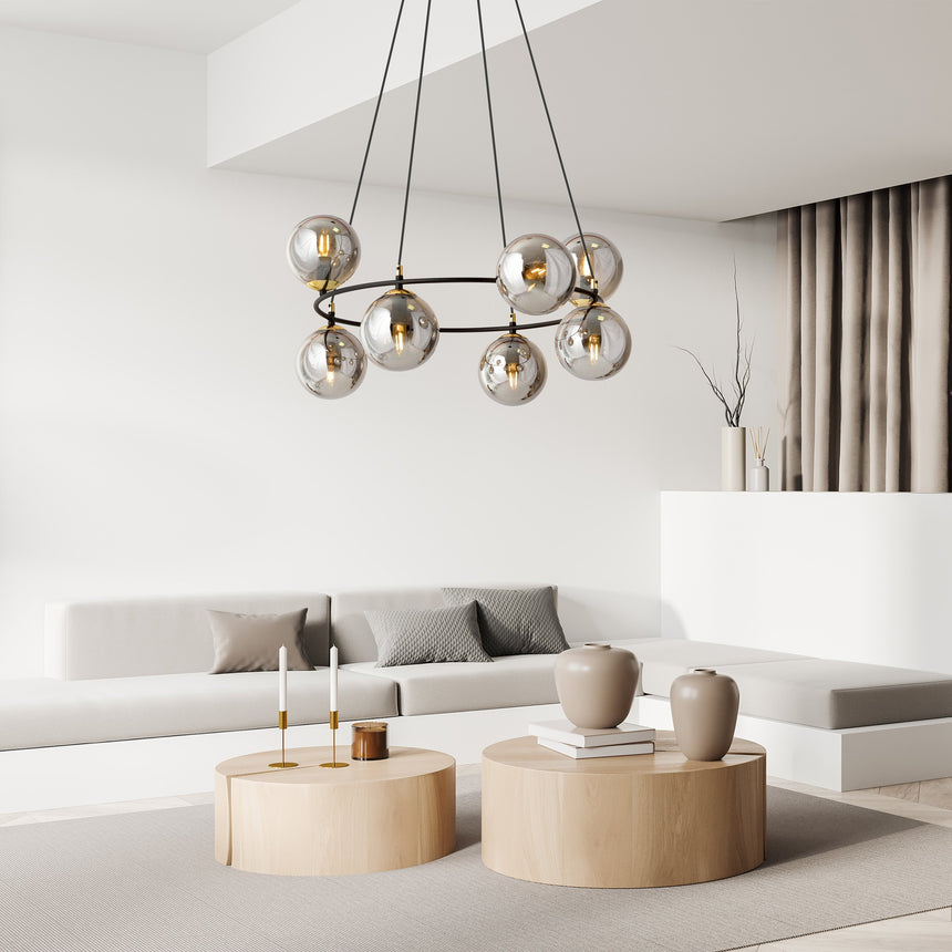 Azura 8 BL fém függőlámpa