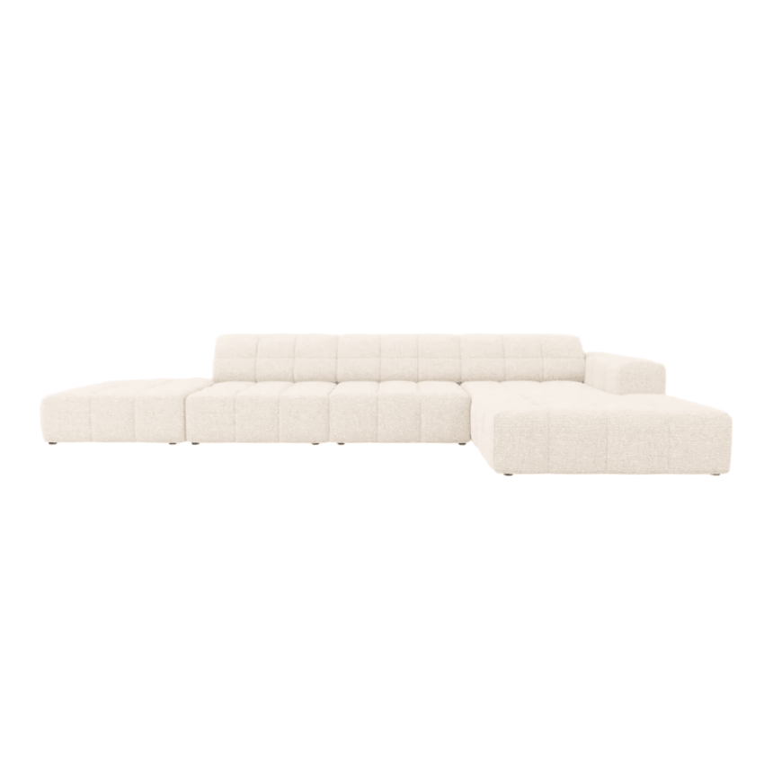 Jennifer right-hand chenille corner sofa 341x166