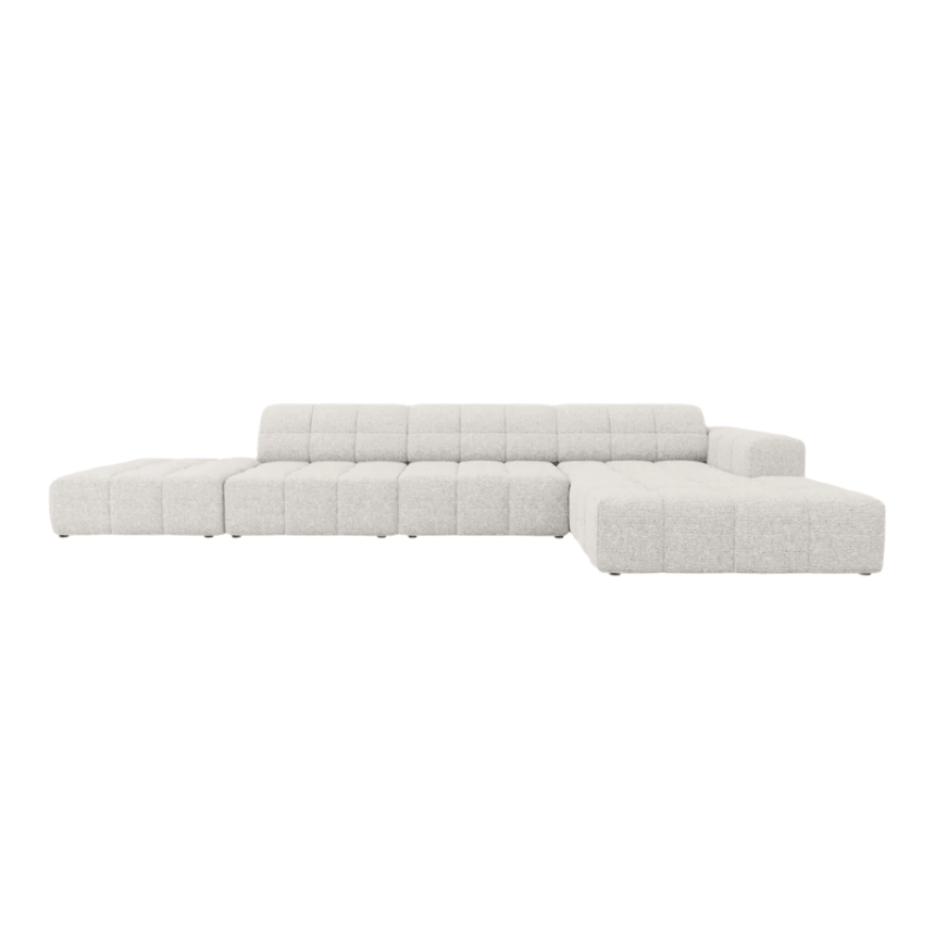 Jennifer right-hand chenille corner sofa 341x166