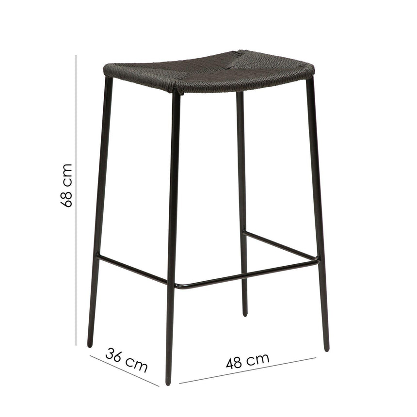 Stiletto fém alacsony bárszék-9