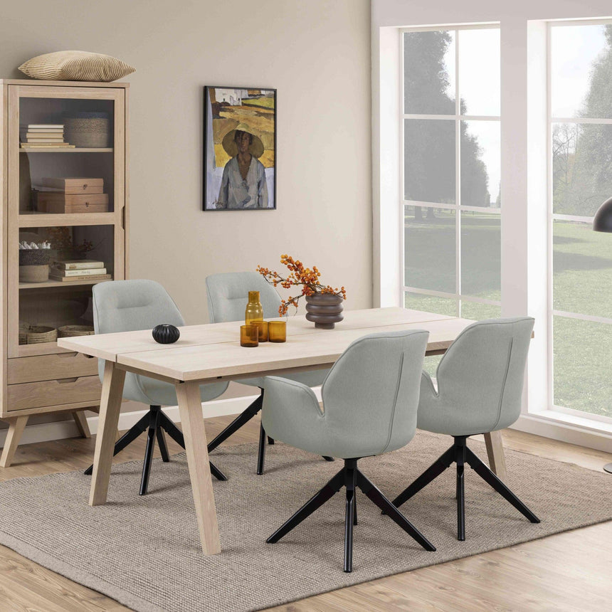 A-line fa étkezőasztal 200x95-2