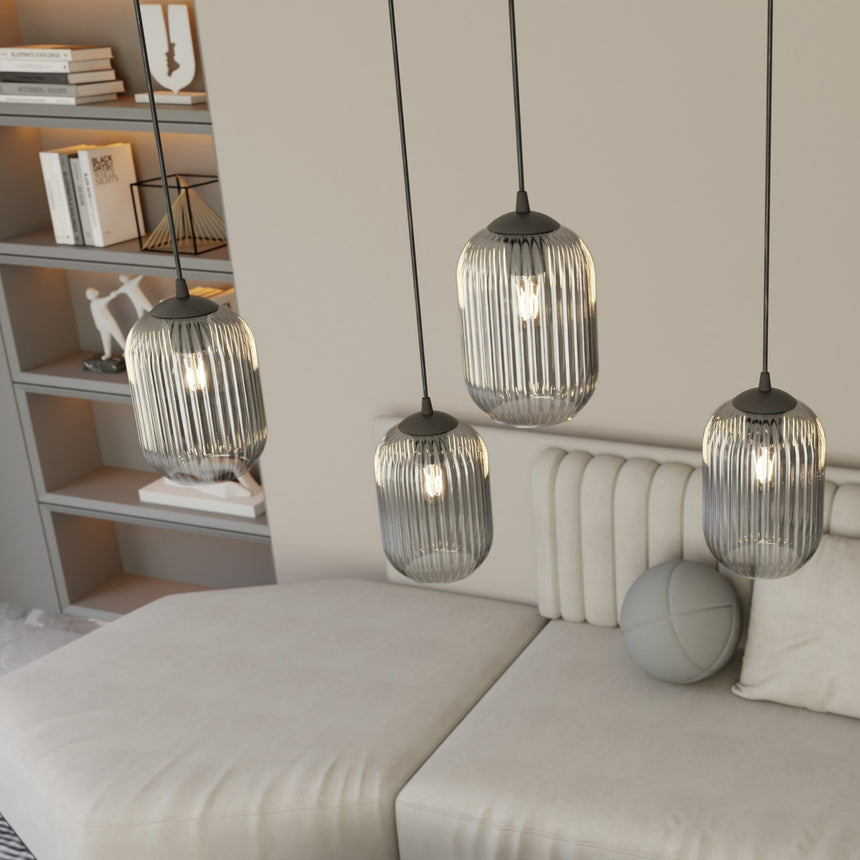 Verdi 3 Premium üveg függőlámpa