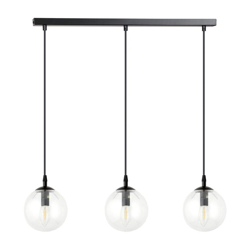 Cosmo 3 BL üveg függőlámpa