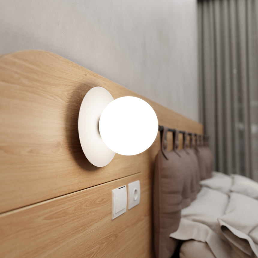 Minerva K1 üveg falilámpa