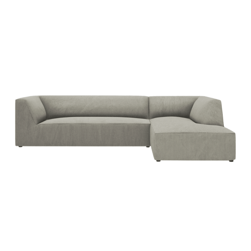 Ruby jobbos kordbársony sarokkanapé 273x180