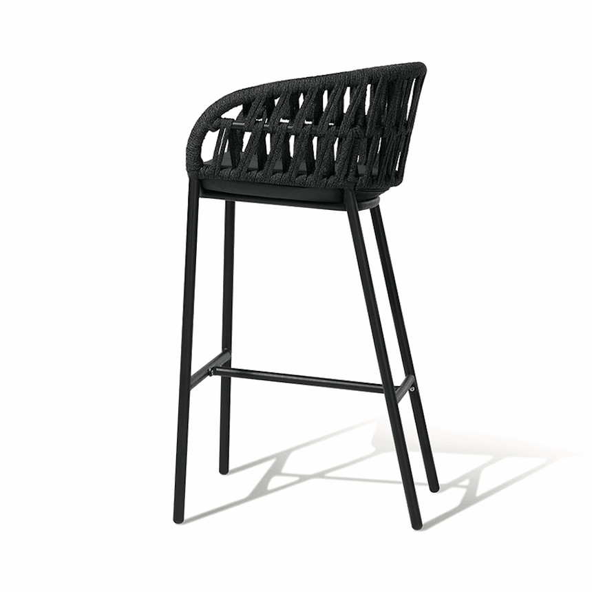 Tahiti fabric garden bar stool