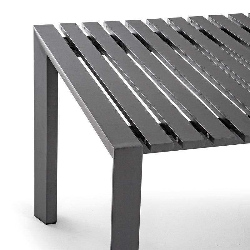 Stromboli extendable metal garden table 230x100