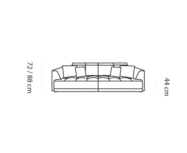 Tiga Big Sofa kanapé