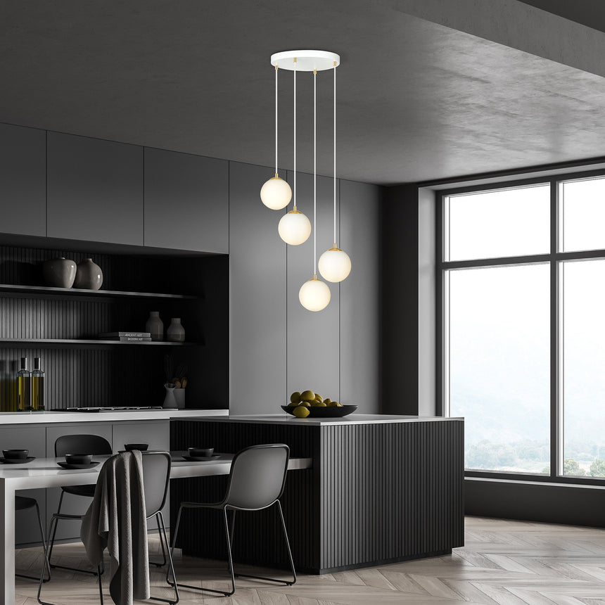 Royal 4 fém függőlámpa