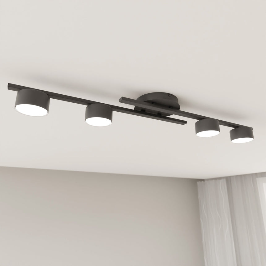 Fragment 4 fém mennyezeti lámpa