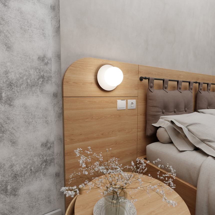 Minerva K1 üveg falilámpa