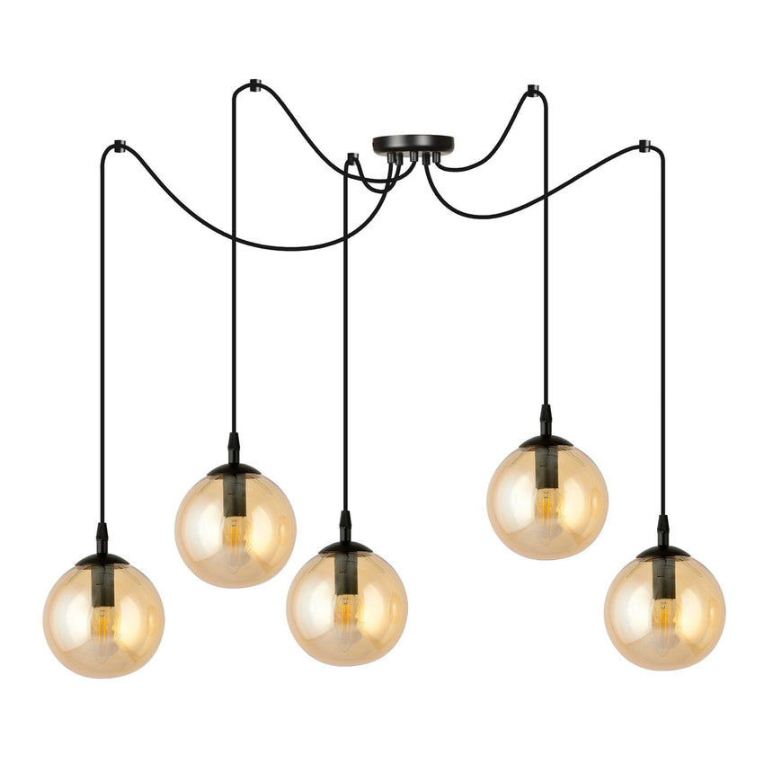 Gigi 5 BL üveg függőlámpa