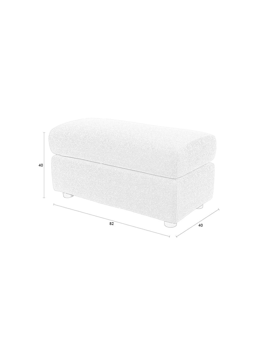 Sense fabric footstool