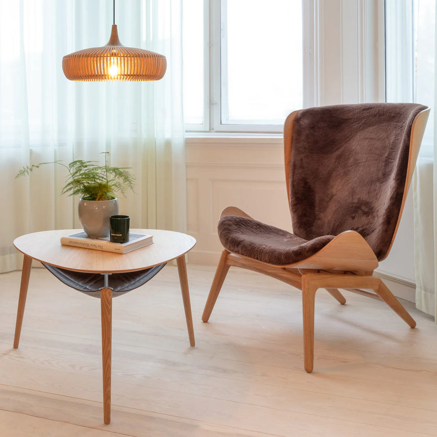 The Reader plüss fotel natúr kerettel