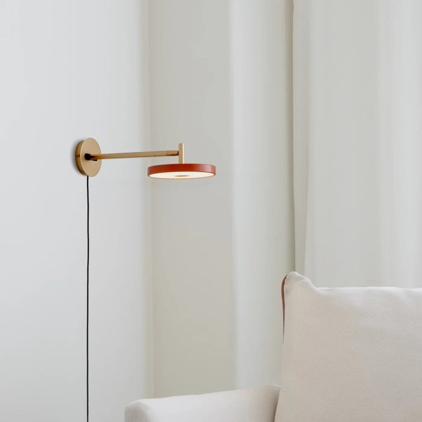 Asteria Long fém falilámpa