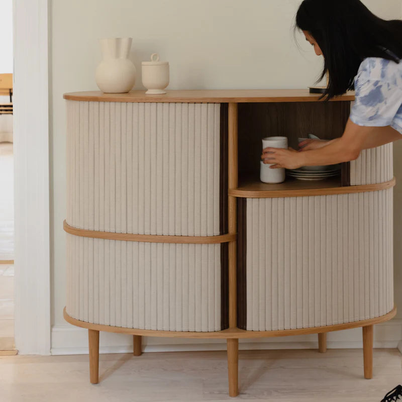 Audacious fa kabinet natúr kerettel 120×100