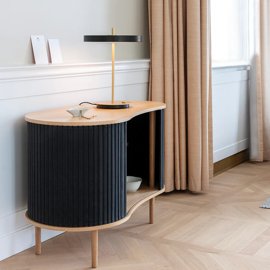 Audacious textilbőr kabinet natúr kerettel 67×100