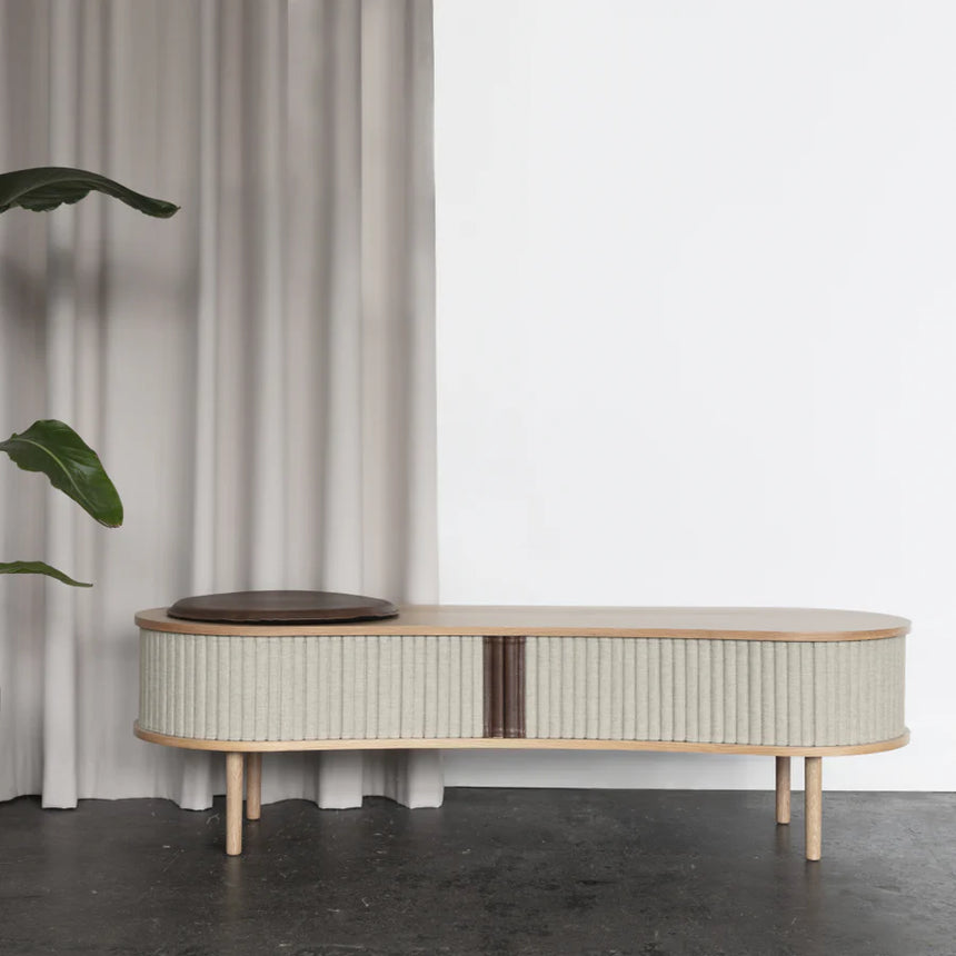 Audacious fa TV szekrény natúr kerettel