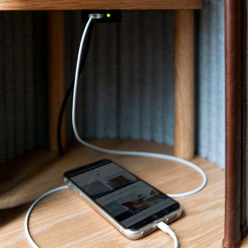 Audacious fa éjjeliszekrény natúr kerettel