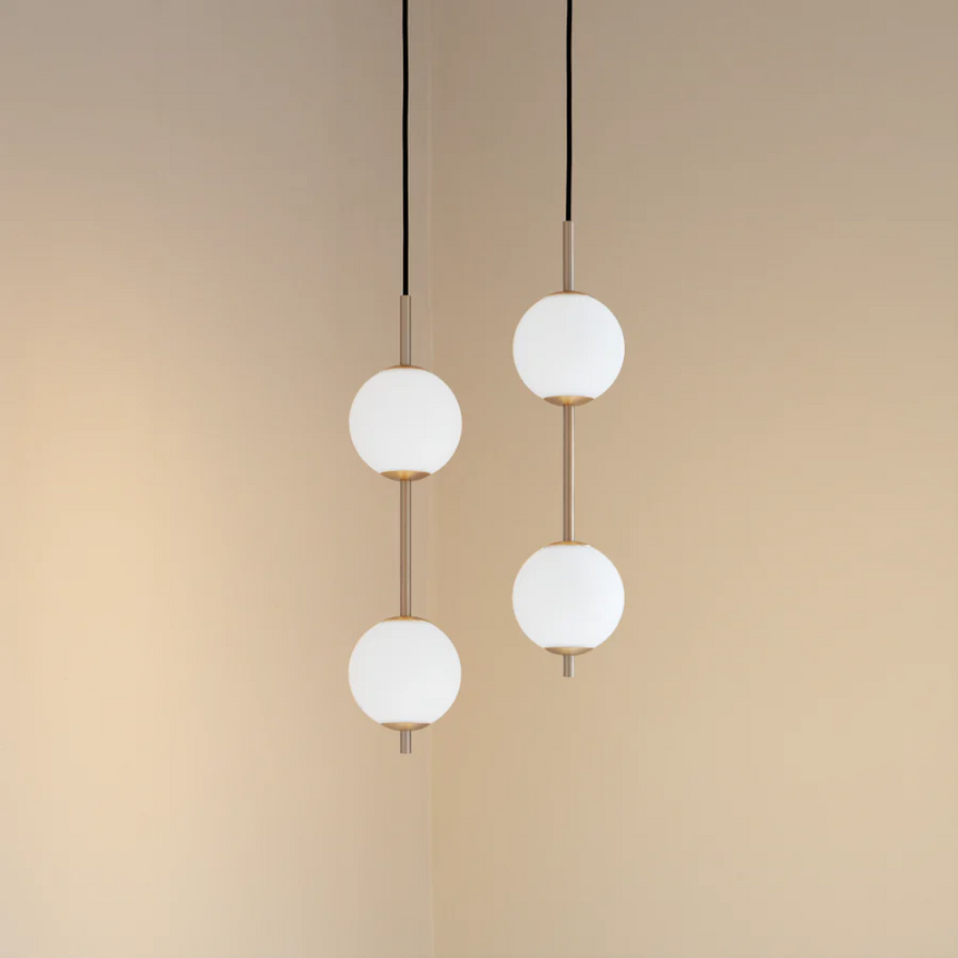 Audrey 2 üveg függőlámpa