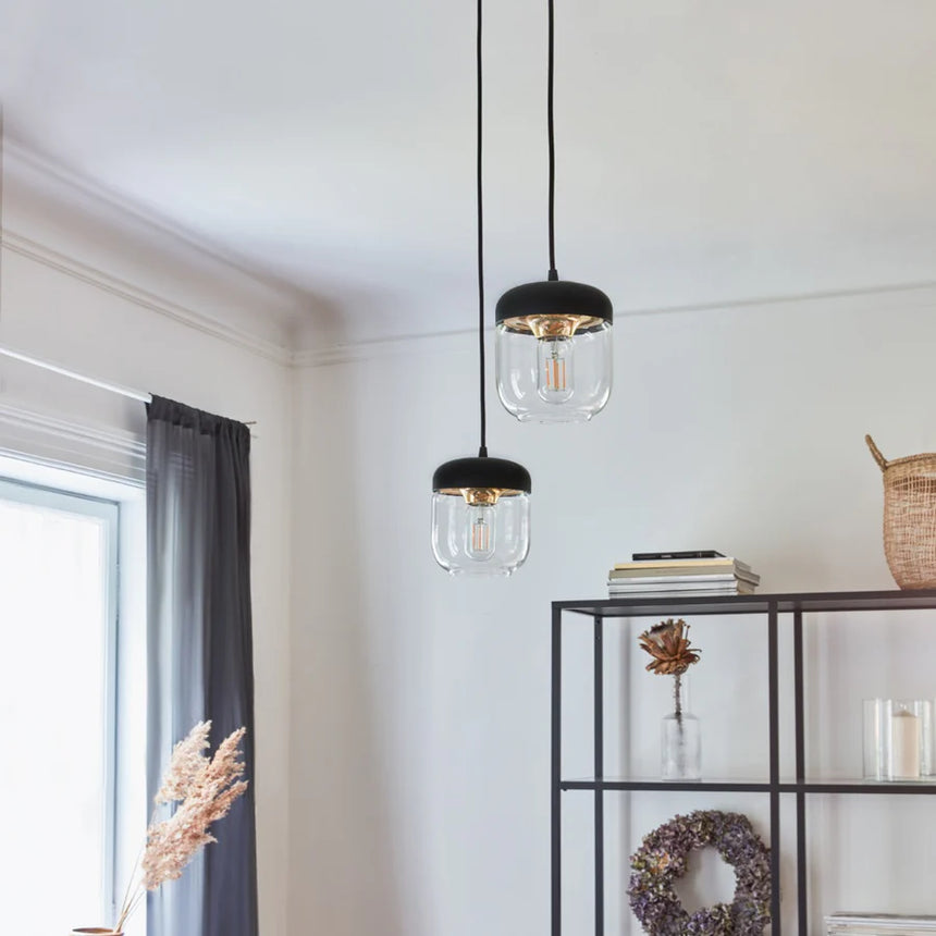 Acorn Black üveg lámpabúra