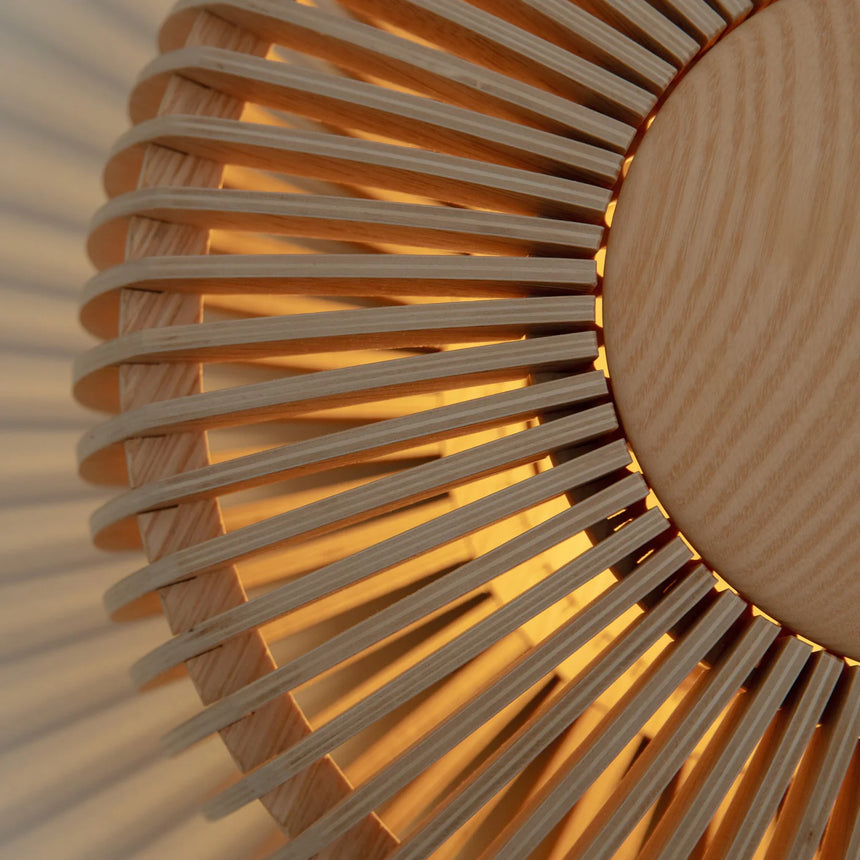 Clava Up Wood fa falilámpa Ø35