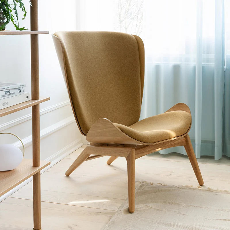 The Reader szövet fotel natúr kerettel