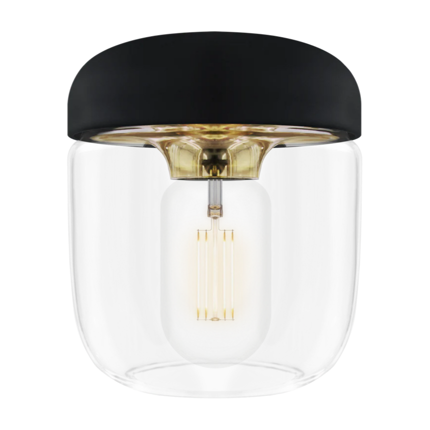 Acorn Black üveg lámpabúra