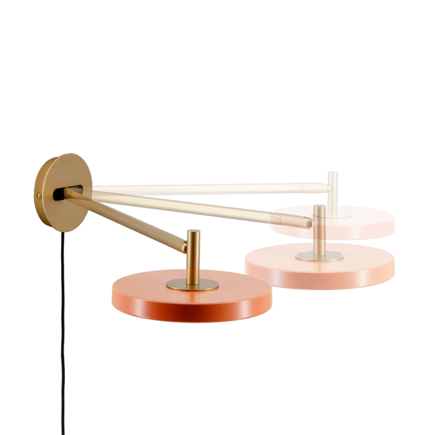 Asteria Long fém falilámpa