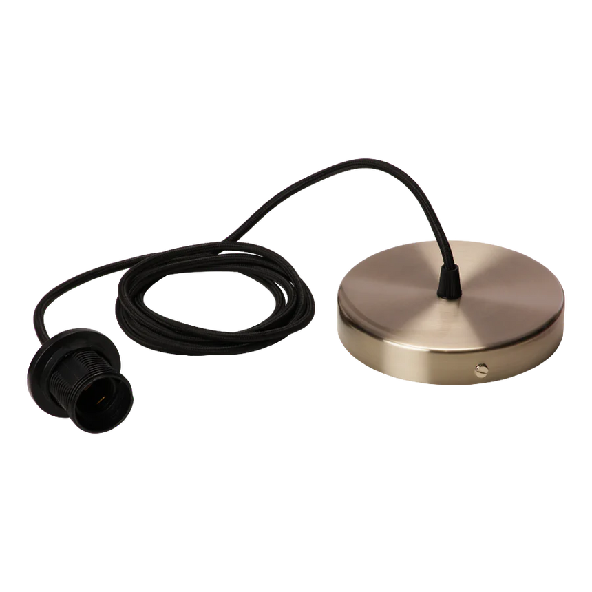 Rosette fém lámpaszerelvény E27