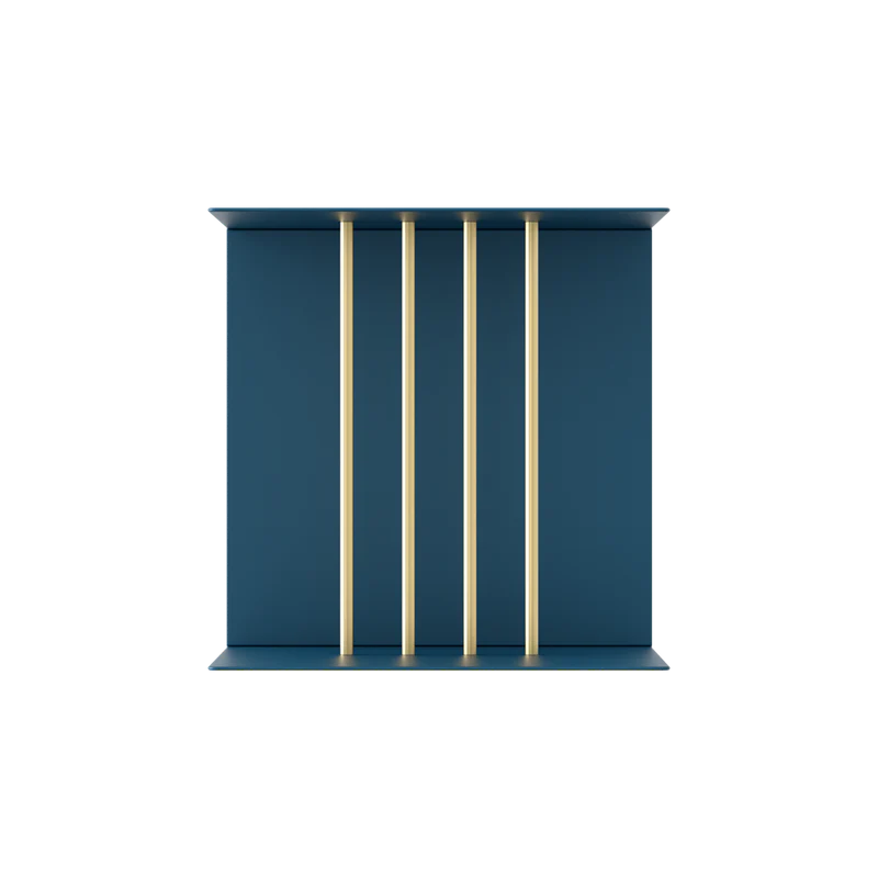 Teaser fém fali polc