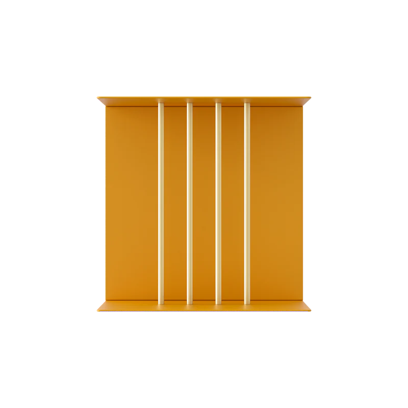 Teaser fém fali polc