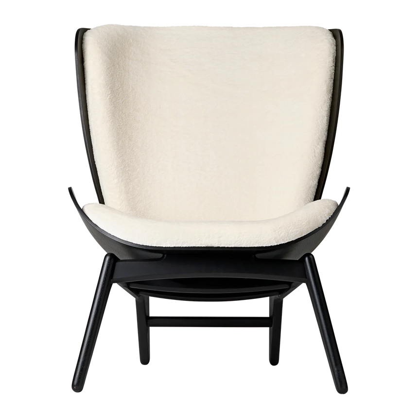 The Reader plüss fotel fekete kerettel