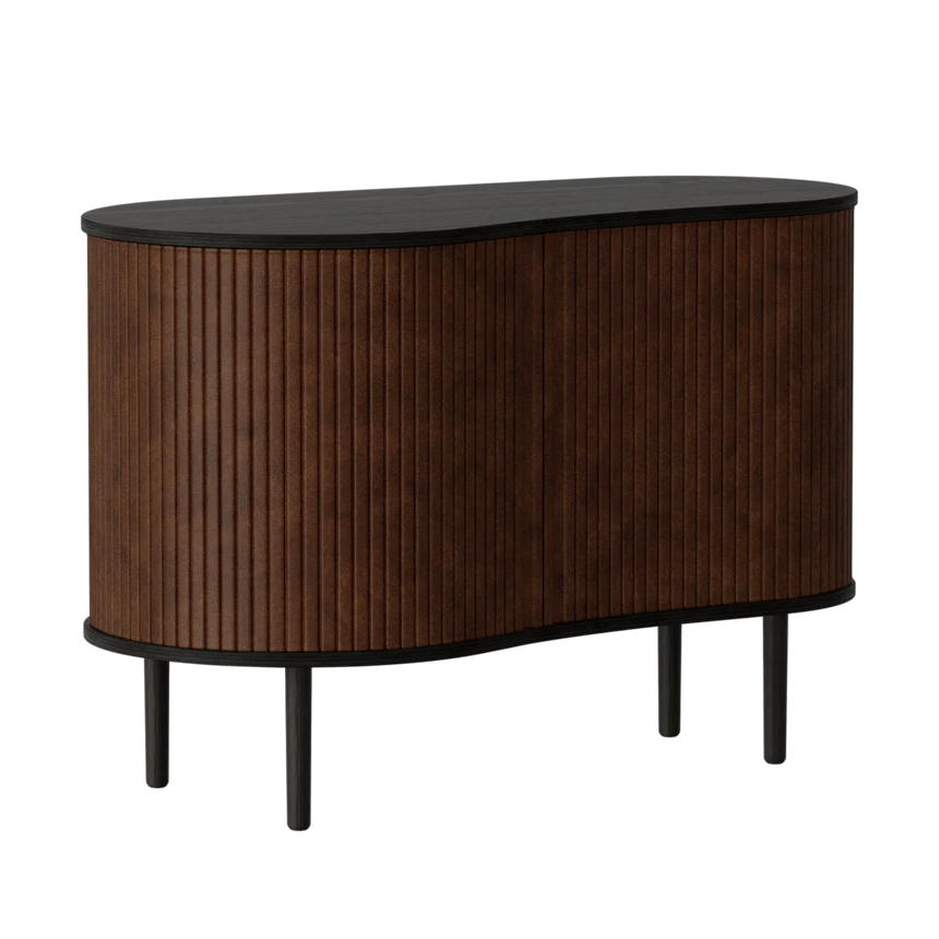 Audacious textilbőr kabinet fekete kerettel 67×100