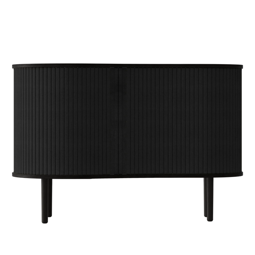 Audacious textilbőr kabinet fekete kerettel 67×100